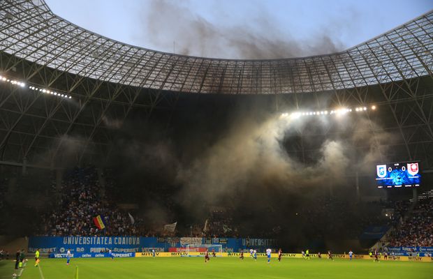 Craiova, amendată de UEFA după meciul cu Sarajevo » Oltenii riscă să închidă jumătate din Peluza Nord