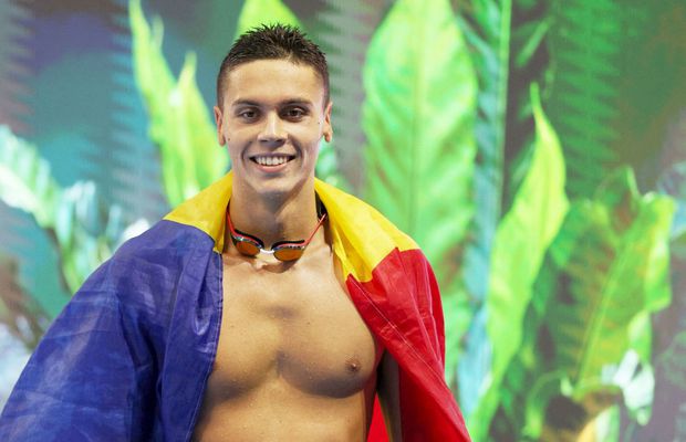 David Popovici, AUR și la 100 de metri liber! Este UNIC în istoria natației!