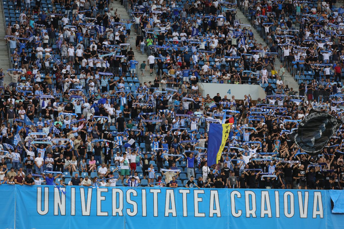 Atmosferă fabuloasă la Craiova - Sarajevo