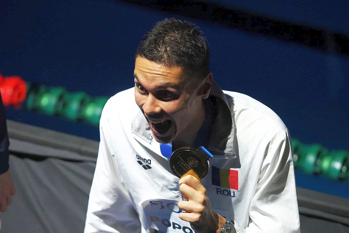 Americanii au reacționat la aurul lui David Popovici: „Monstruoasă performanță! Și ce pluton senzațional a fost”