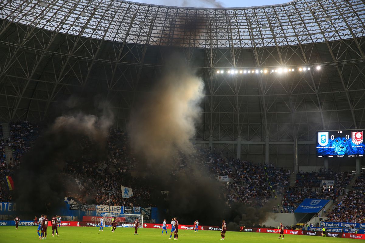 Au dat „foc” la peluză înainte de Craiova - Sarajevo