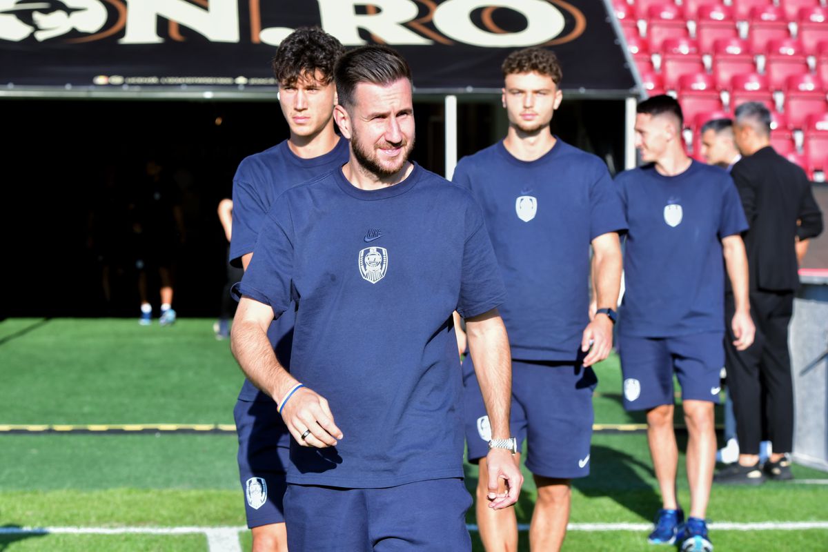 CFR Cluj - Lugano, imagini înaintea partidei din Gruia