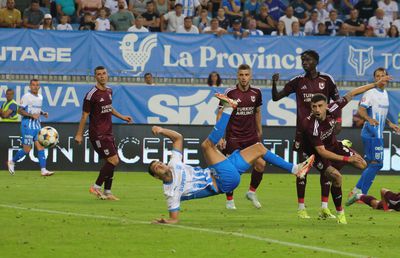 Autorul hattrick-ului din Universitatea Craiova - Sarajevo, imediat după calificare: „Nu a fost cel mai frumos gol al meu”