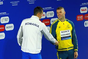 David Popovici a dezvăluit ce i-a zis australianul Kyle Chalmers înainte să urce pe podium: „Cam asta e atitudinea între noi”