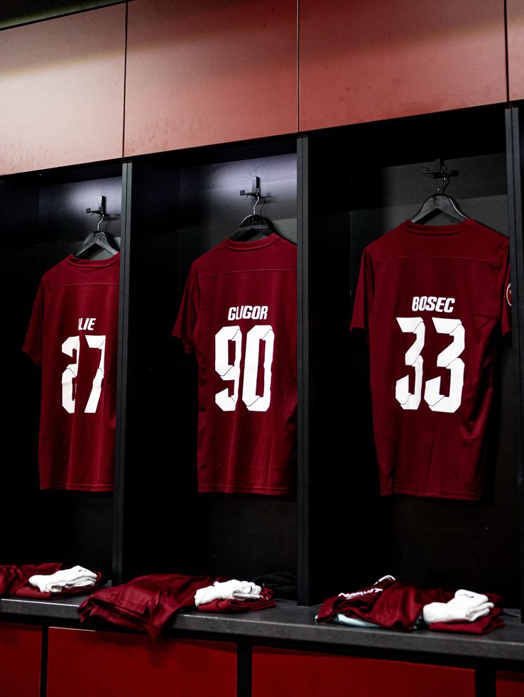 CFR Cluj - Lugano, imagini înaintea partidei din Gruia. FOTO: Facebook @Fotbal Club CFR 1907 Cluj