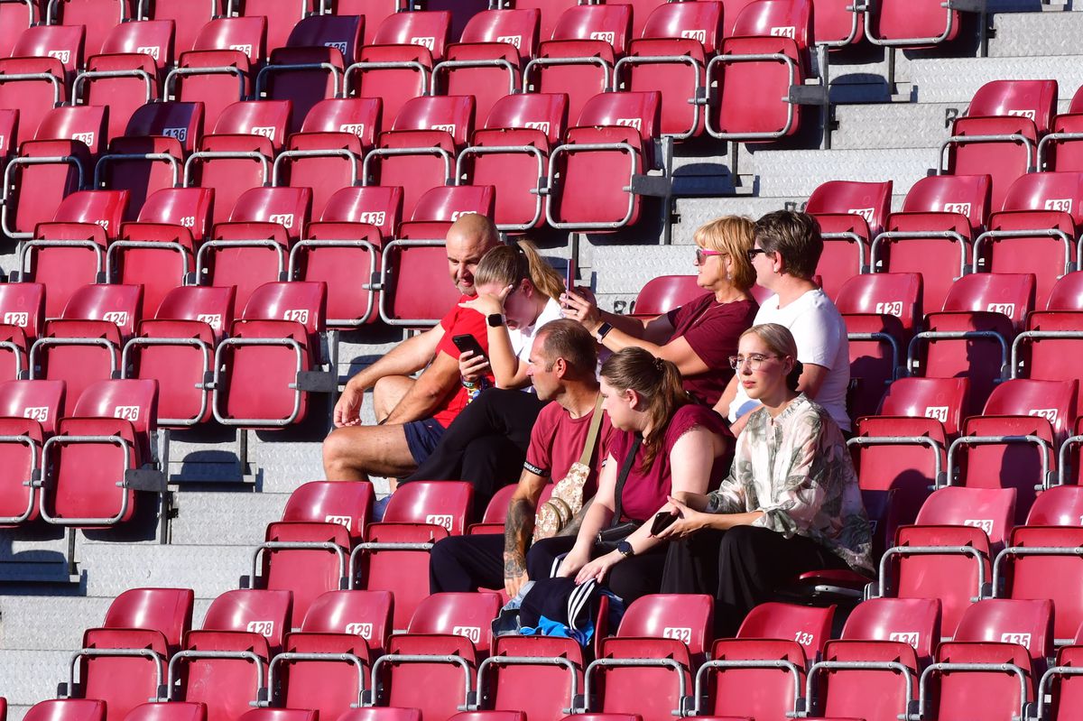 CFR Cluj - Lugano, imagini înaintea partidei din Gruia