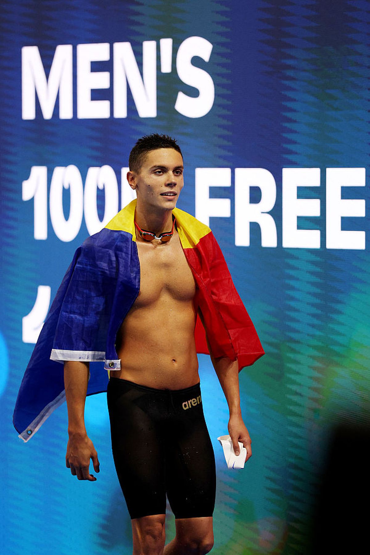 David Popovici, la câteva minute după aurul de la 100 de metri liber: „Foarte bine că nu am bătut recordul mondial!”