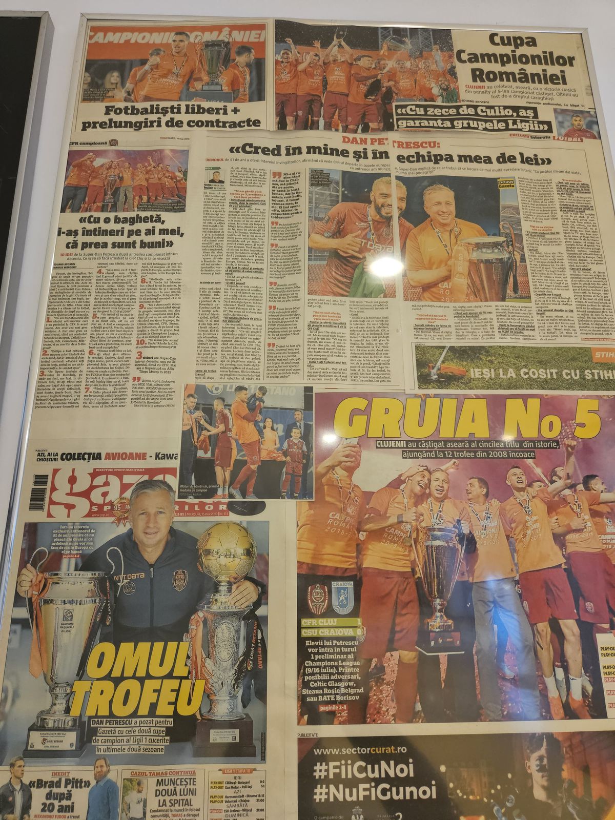 CFR Cluj - Lugano, imagini înaintea partidei din Gruia