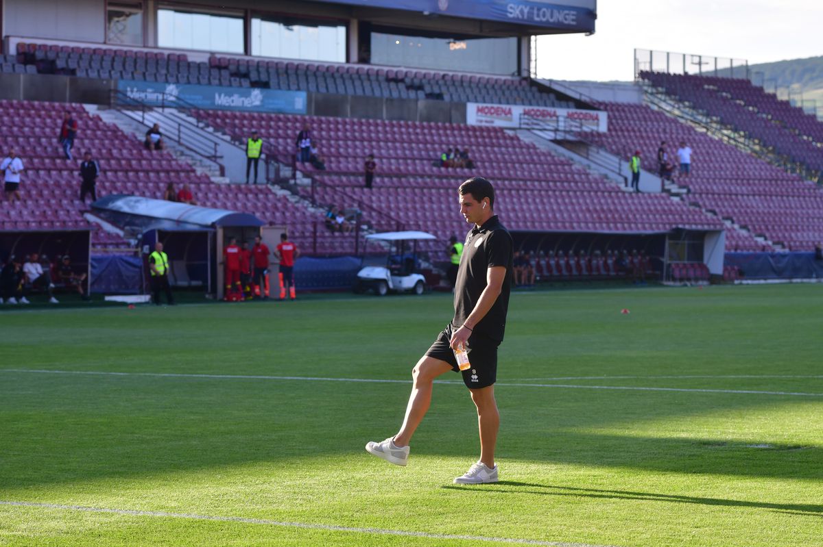 CFR Cluj - Lugano, imagini înaintea partidei din Gruia