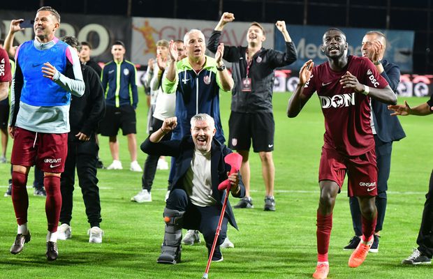 Trei detalii de la victoria CFR-ului cu Lugano: un altfel de Dan Petrescu, cârja aruncată-n iarbă și răzbunarea elvețienilor