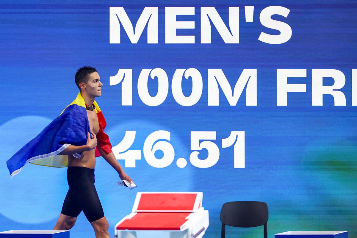 Primul medaliat olimpic din istoria înotului masculin românesc: „David mai are puțin să fie ca Nadia Comăneci”