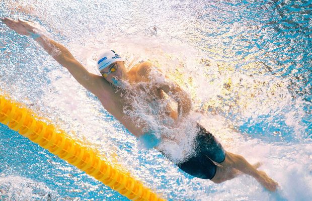 David Popovici este înotătorul cu 6 CURSE sub 47 de secunde la 100 m liber, cele mai multe din istorie!