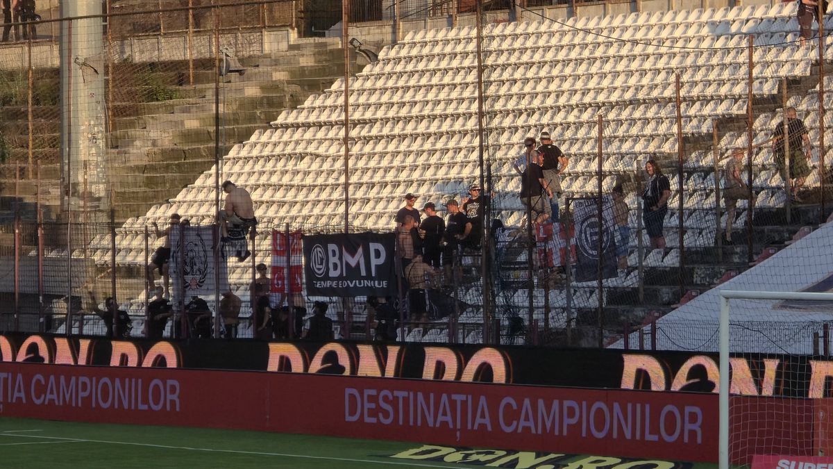 CFR Cluj - Lugano, imagini înaintea partidei din Gruia