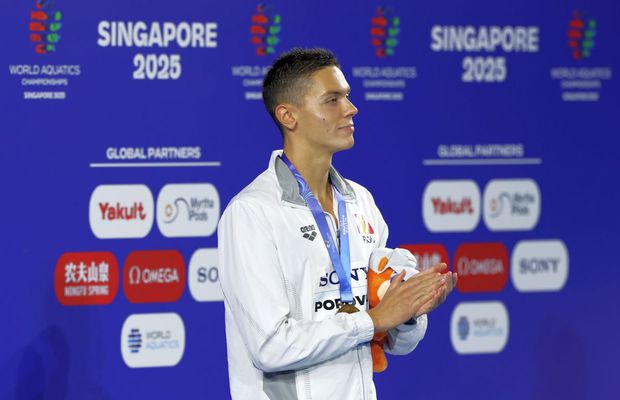 Primul medaliat olimpic din istoria înotului masculin românesc: „David mai are puțin să fie ca Nadia Comăneci”