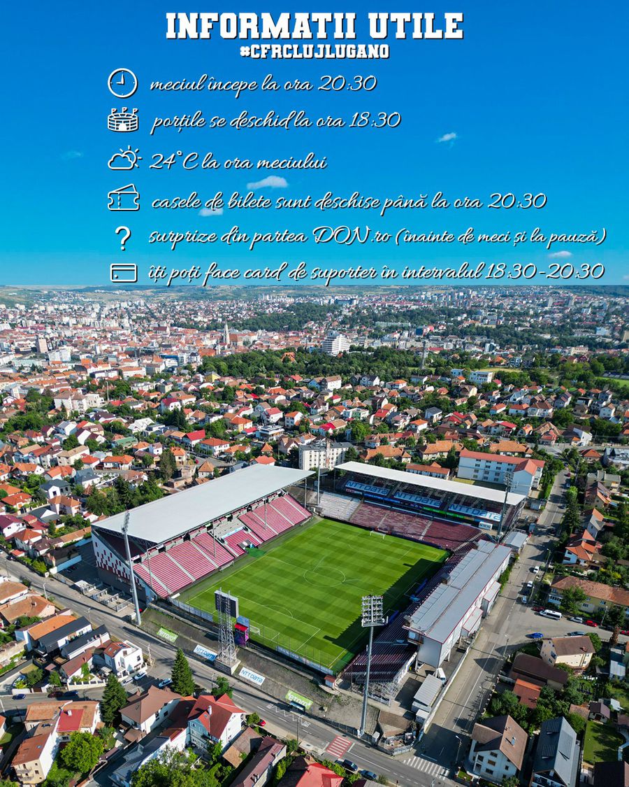 CALIFICARE împușcată de șeriful Sinyan! Dominată autoritar de Lugano, CFR Cluj nu s-a lăsat și a dat lovitura norocos în prelungiri!
