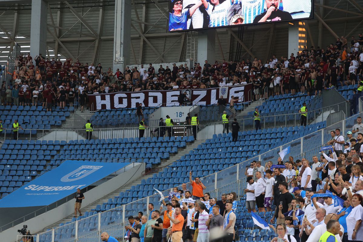 Atmosferă fabuloasă la Craiova - Sarajevo