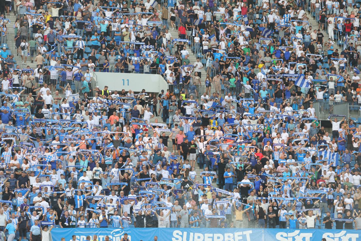 Atmosferă fabuloasă la Craiova - Sarajevo