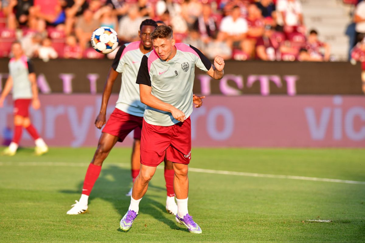 CFR Cluj - Lugano, imagini înaintea partidei din Gruia
