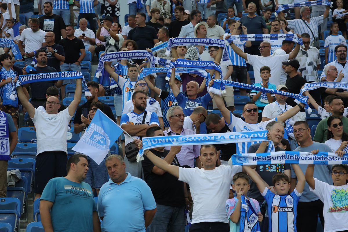 Atmosferă fabuloasă la Craiova - Sarajevo