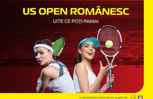 US Open românesc! 3 motive să stai conectat în aplicație și să pariezi ca un as pe fetele noastre, la tenis