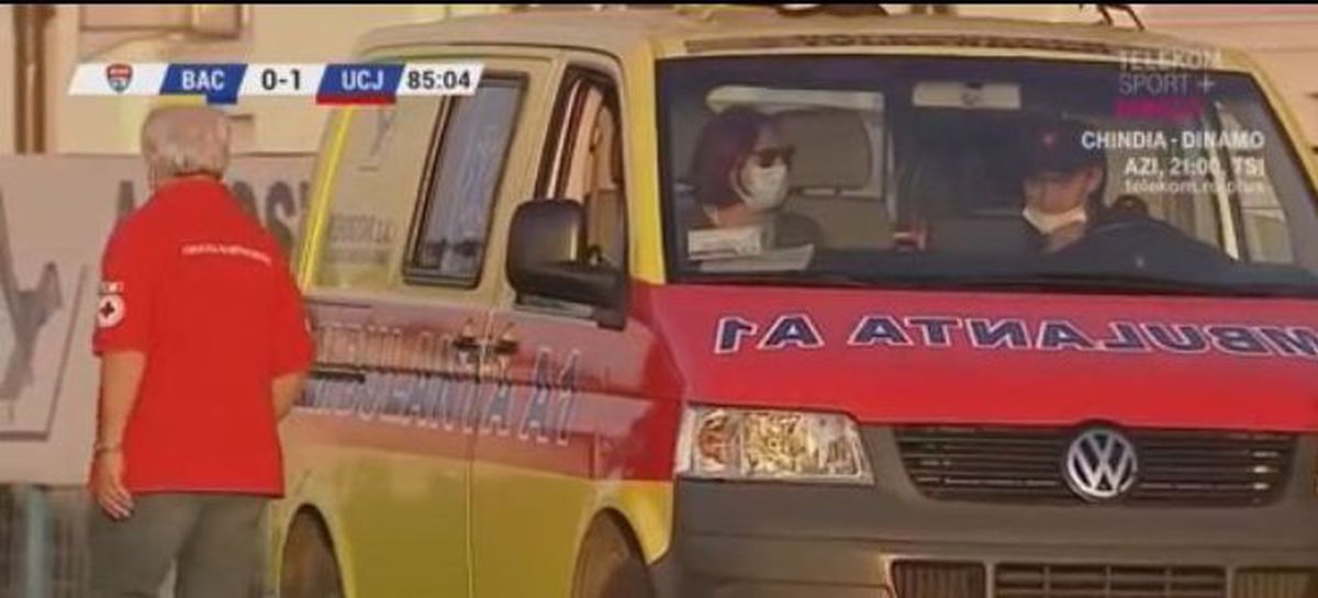 Gabi Tamaș accidentare Aerostar Bacău U Cluj