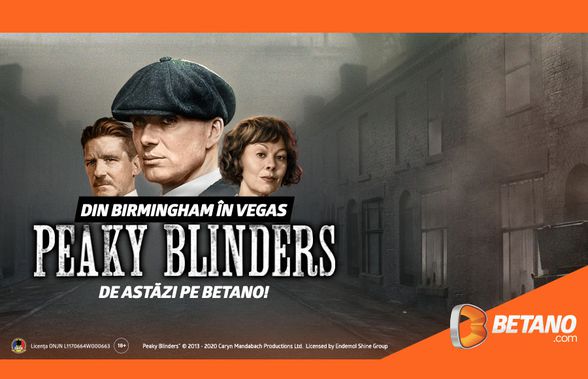 Din Birmingham direct în Vegas: Peaky Blinders vine pe Betano!