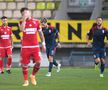 Vlad Achim (31 de ani, mijlocaș central) s-a accidentat în debutul confruntării dintre Chindia Târgoviște și Dinamo