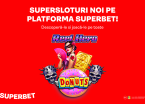 Prima săptămână de toamnă e un motiv perfect pentru superdistracție cu noile sloturi de la Superbet!