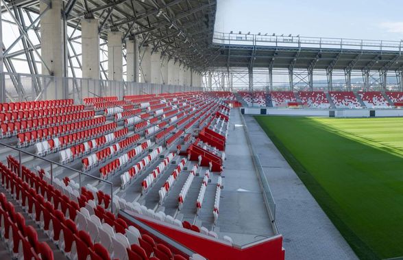 Noi imagini cu stadionul de Liga 1 care va fi inaugurat peste o lună » Arena arată spectaculos