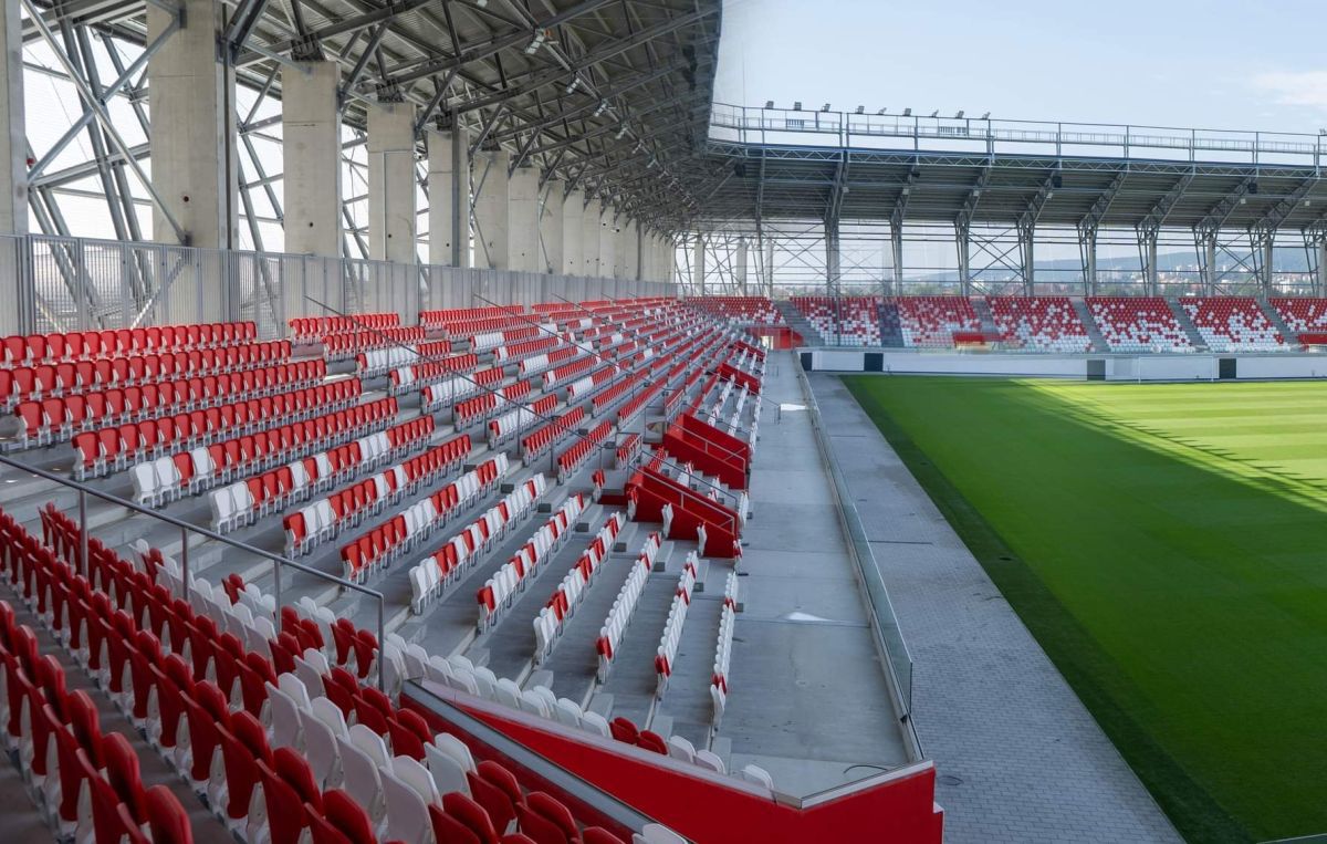 Noi imagini cu stadionul de Liga 1 care va fi inaugurat peste o lună » Arena arată spectaculos