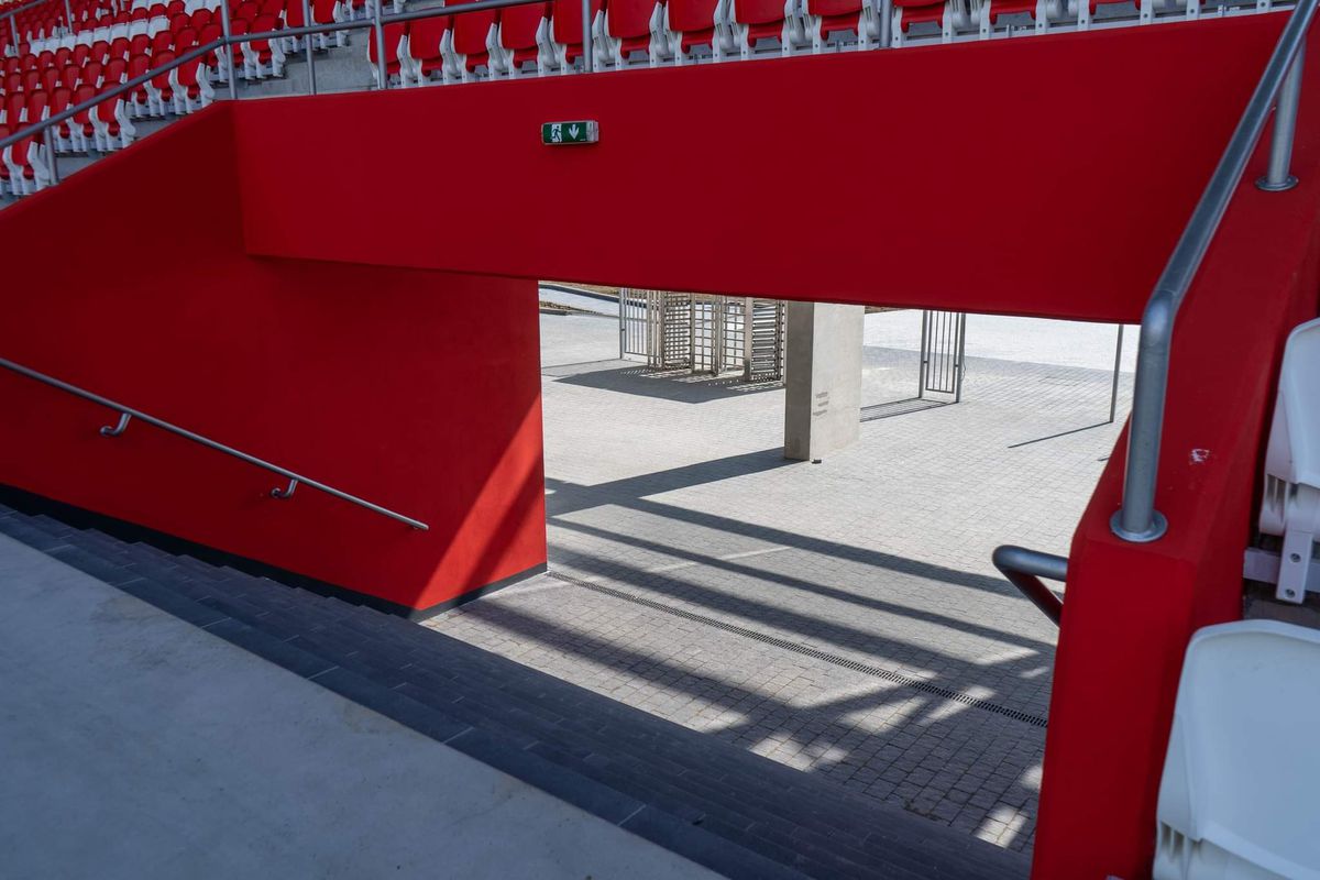 Noi imagini cu stadionul de Liga 1 care va fi inaugurat peste o lună » Arena arată spectaculos