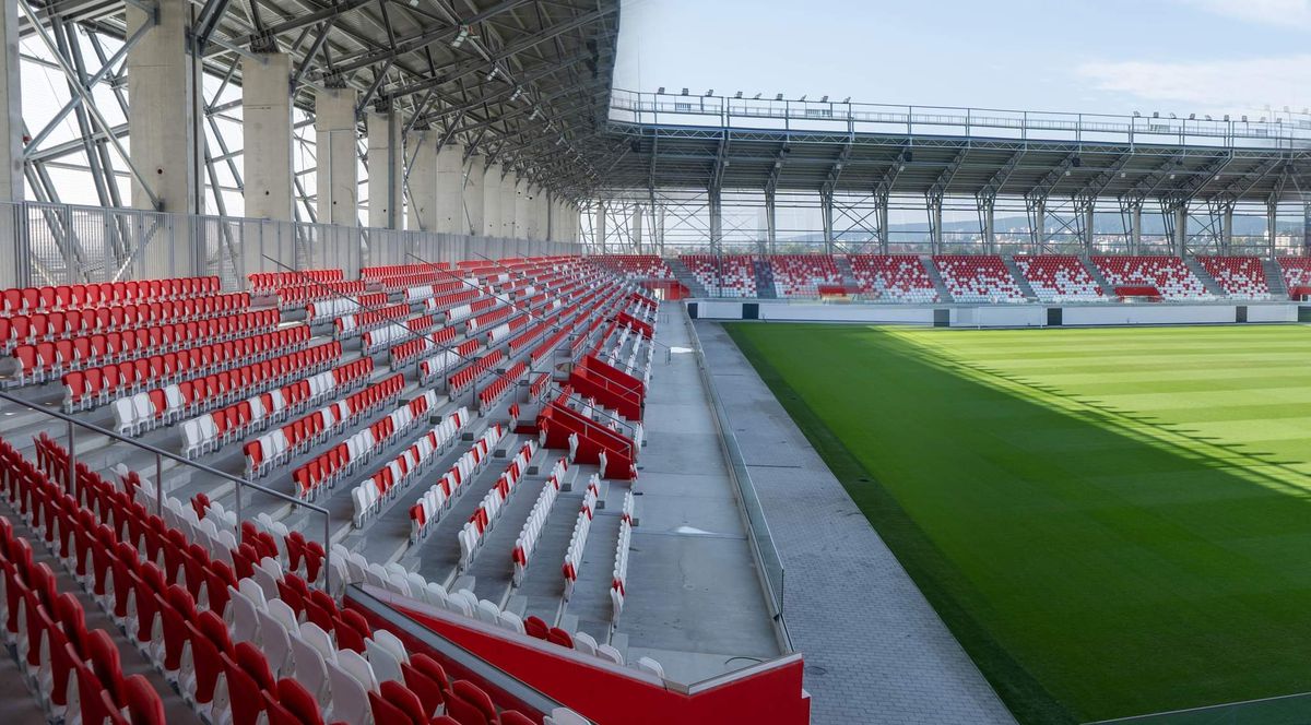 Noi imagini cu stadionul de Liga 1 care va fi inaugurat peste o lună » Arena arată spectaculos