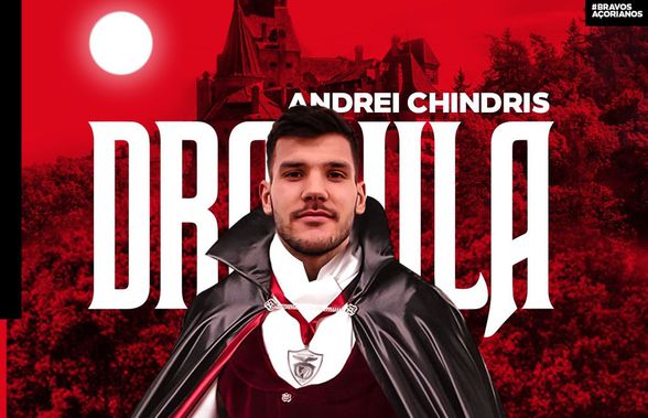 „Bine ai venit, Dracula!” » Chindriș, prezentat oficial la noua echipă