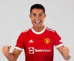 Cristiano Ronaldo, primele imagini în tricoul lui United. Foto: Manchester United