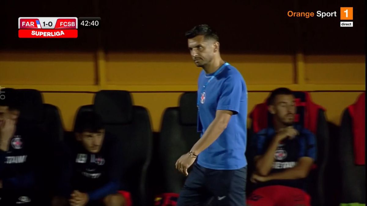 FOTO Farul - FCSB, Dică nervos 31.08.2022