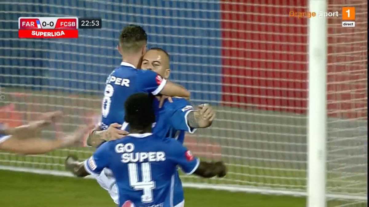 Dawa a comis-o din nou! Gafă impardonabilă la primul gol din Farul - FCSB