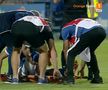 A urlat de durere! Accidentare urâtă în Farul - FCSB » A ieșit cu targa de pe teren și a izbucnit în lacrimi