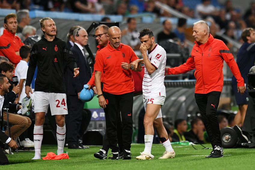 Alessandro Florenzi s-a accidentat în meciul cu Sassuolo (foto: Guliver/Getty Images)