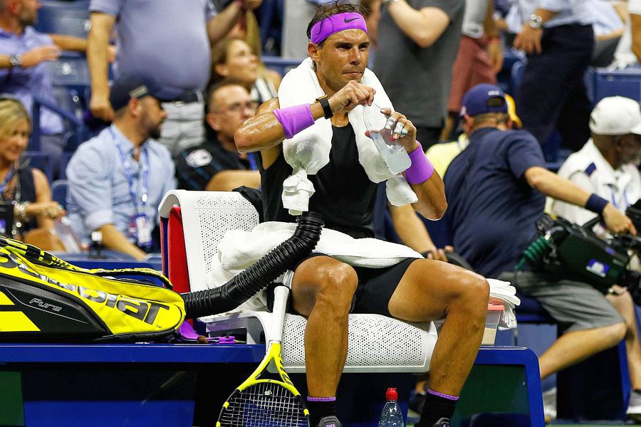 Umiditatea crescută i-a dat bătăi de cap spaniolului la ediția din 2019 de la US Open, ultima la care a participat PR-ul lui Nadal, în dialog cu GSP.ro » Cele trei mari obiective ale lui Rafa + adversarul nevăzut de la US Open