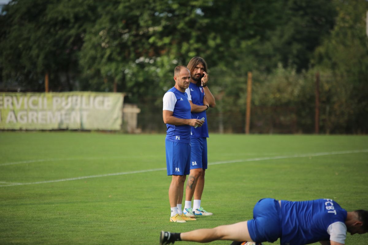 FOTO Dan Alexa, primul antrenament ca antrenor la FC Botoșani