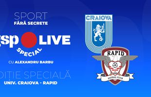 Ediție specială GSP Live » Alexandru Barbu și Gabriel Glăvan au analizat Universitatea Craiova - Rapid 1-1