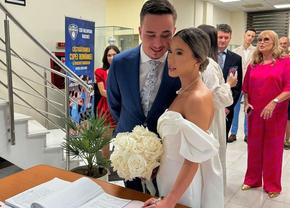 Fiul lui Laurențiu Reghecampf s-a căsătorit civil cu fosta gimnastă