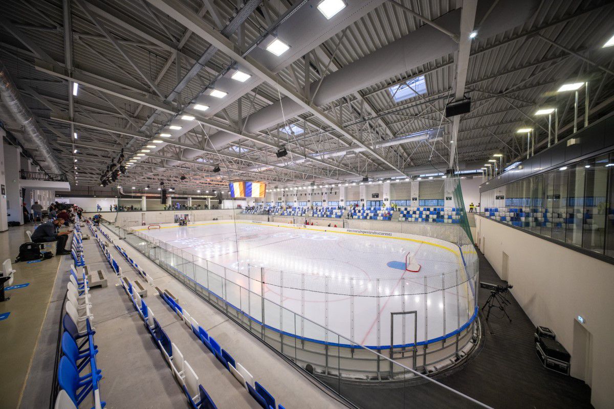 Berceni Arena, inaugurat de Supercupa României la hochei! Halep, Țiriac și Lipă prezenți: imagini spectaculoase cu noul patinoar