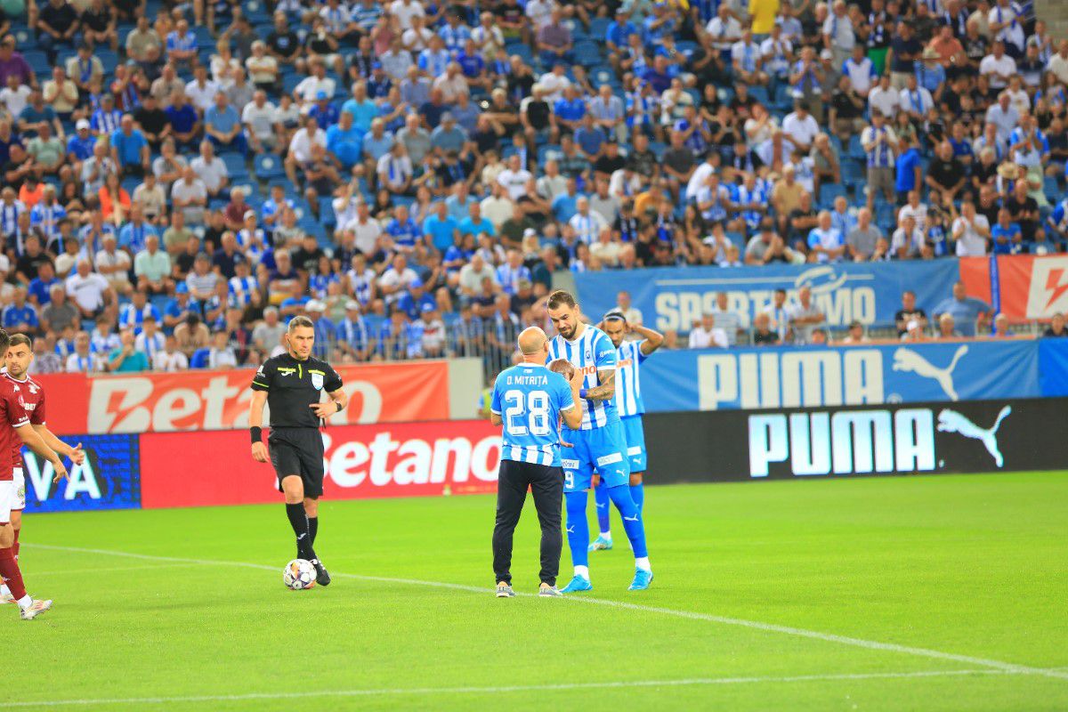 Universitatea Craiova - Rapid 1-1, X-ul nimănui în Bănie » Gâlcă și Șumudică au dat-o „la pace”