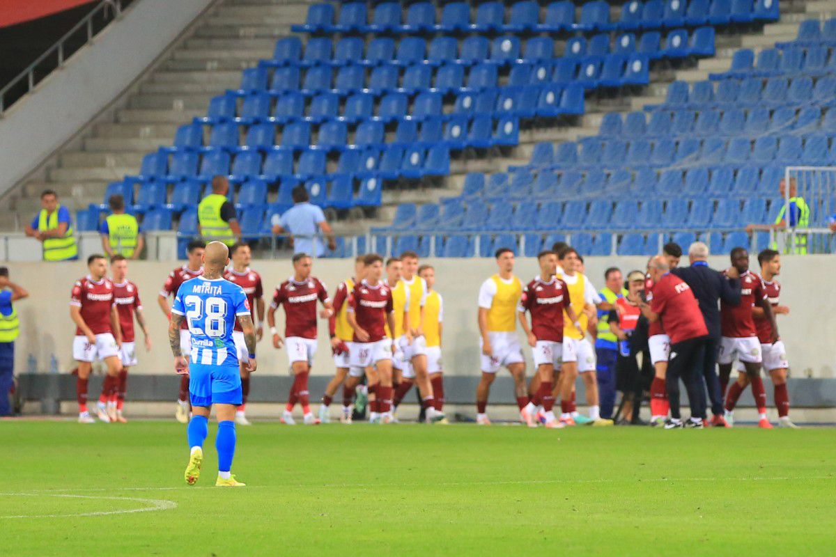 În tribune la Craiova - Rapid, legenda clubului a evidențiat un jucător: „E fuoriclasse pentru campionatul nostru!”