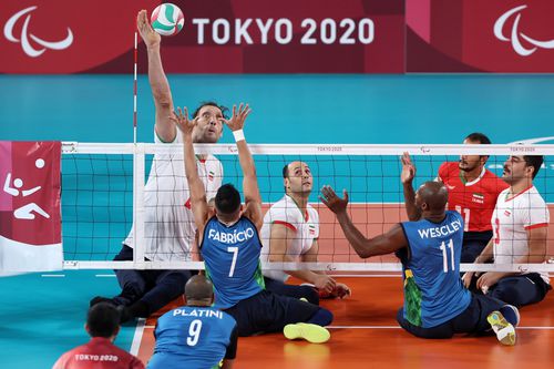 Morteza Mehrzadselajkani în acțiune la Jocurile Paralimpice de la Tokyo FOTO Guliver/GettyImages