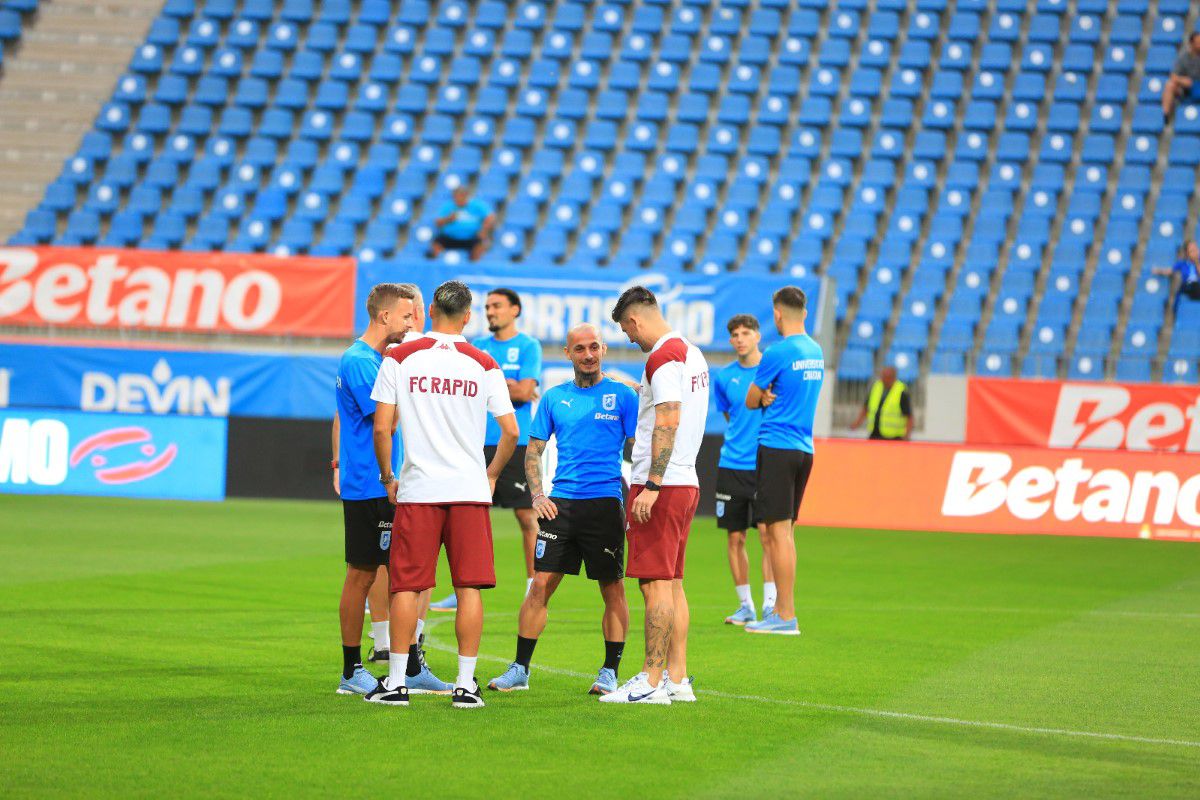 Universitatea Craiova - Rapid, imagini înaintea meciului