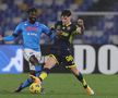 Dennis Man (în duel cu Tiemoue Bakayoko), la debutul său în Serie A în tricoul Parmei / Foto: Imago