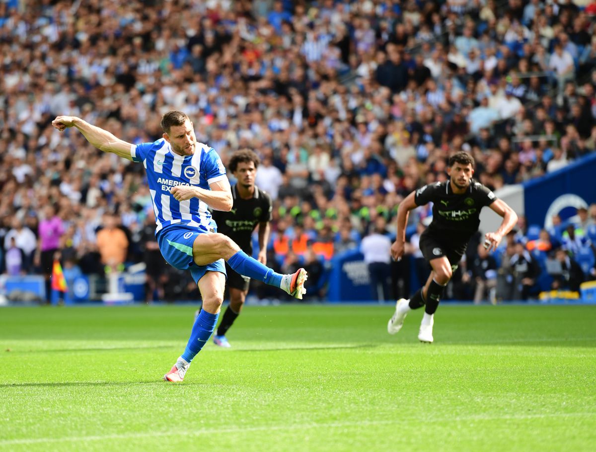 Manchester City a fost „electrocutată” și de Brighton! Guardiola, întors de la 1-0