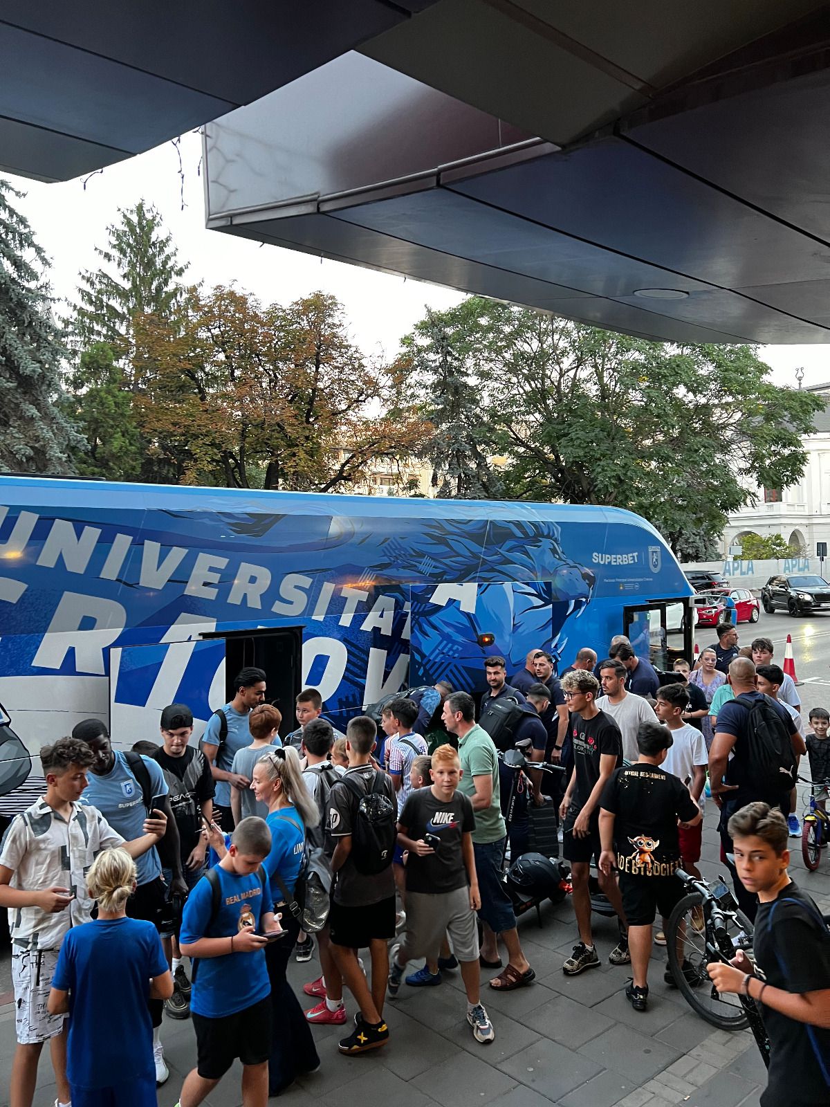 U Craiova, sosire la Botoșani